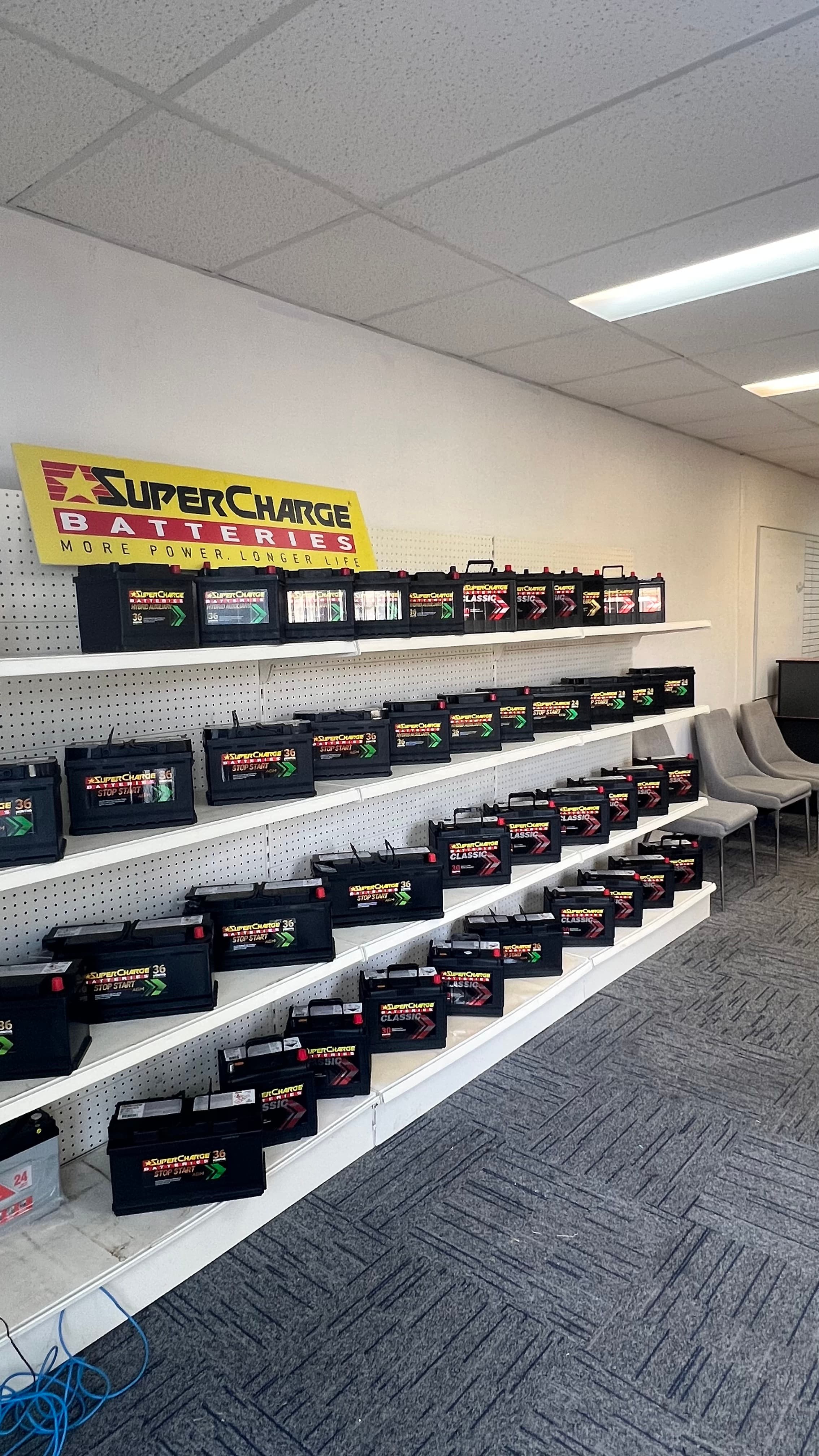 Inside the Battery Factory Direct workshop and showroom